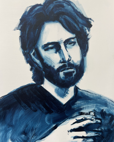 Ben Affleck Smoking a Cigarette