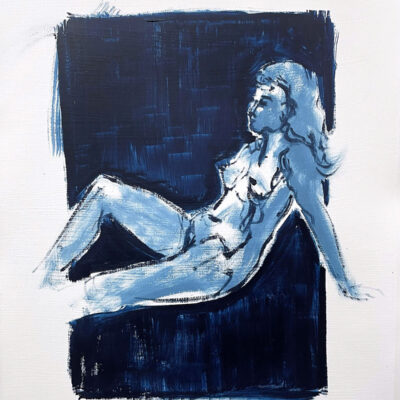 Blue Figure Painting