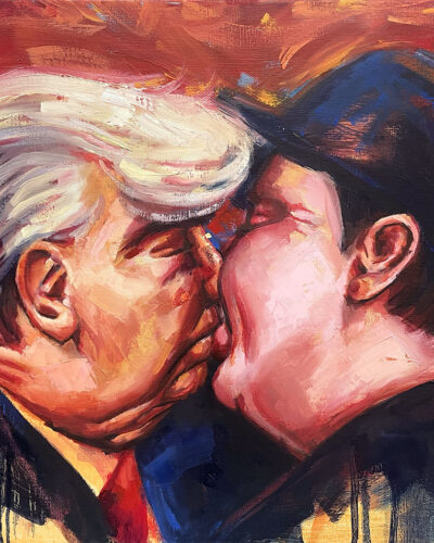 Fraternal Kiss of Trump and Musk